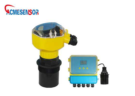 Tipo partido metro ultrasónico 10M del nivel del agua del transmisor ultrasónico del sensor